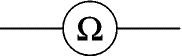 ohmmeter symbol
